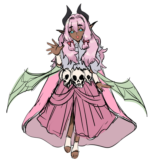 Fairy Barbarian character design